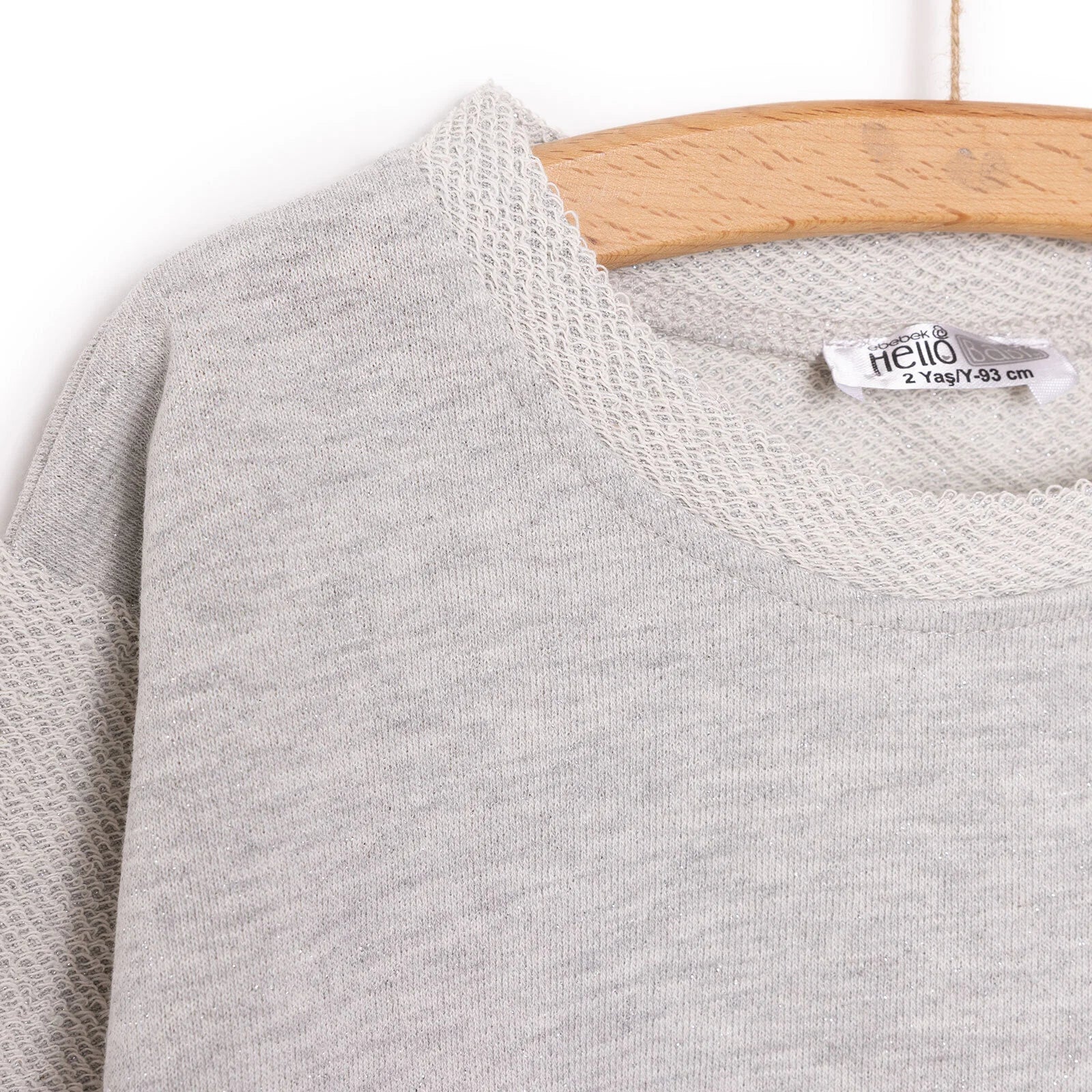 HelloBaby Metallic Girl Jogging Set - Silver - ebebek - Black Friday