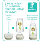 MAM Easy Start Anti - Colic Bottle 160ml Pack of 3 - Blue - MAM - ebebek