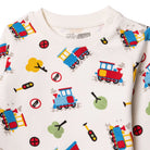 HelloBaby Christmas Baby Boy Long Sleeve Pyjamas Set - Ecru - ebebek - Black Friday