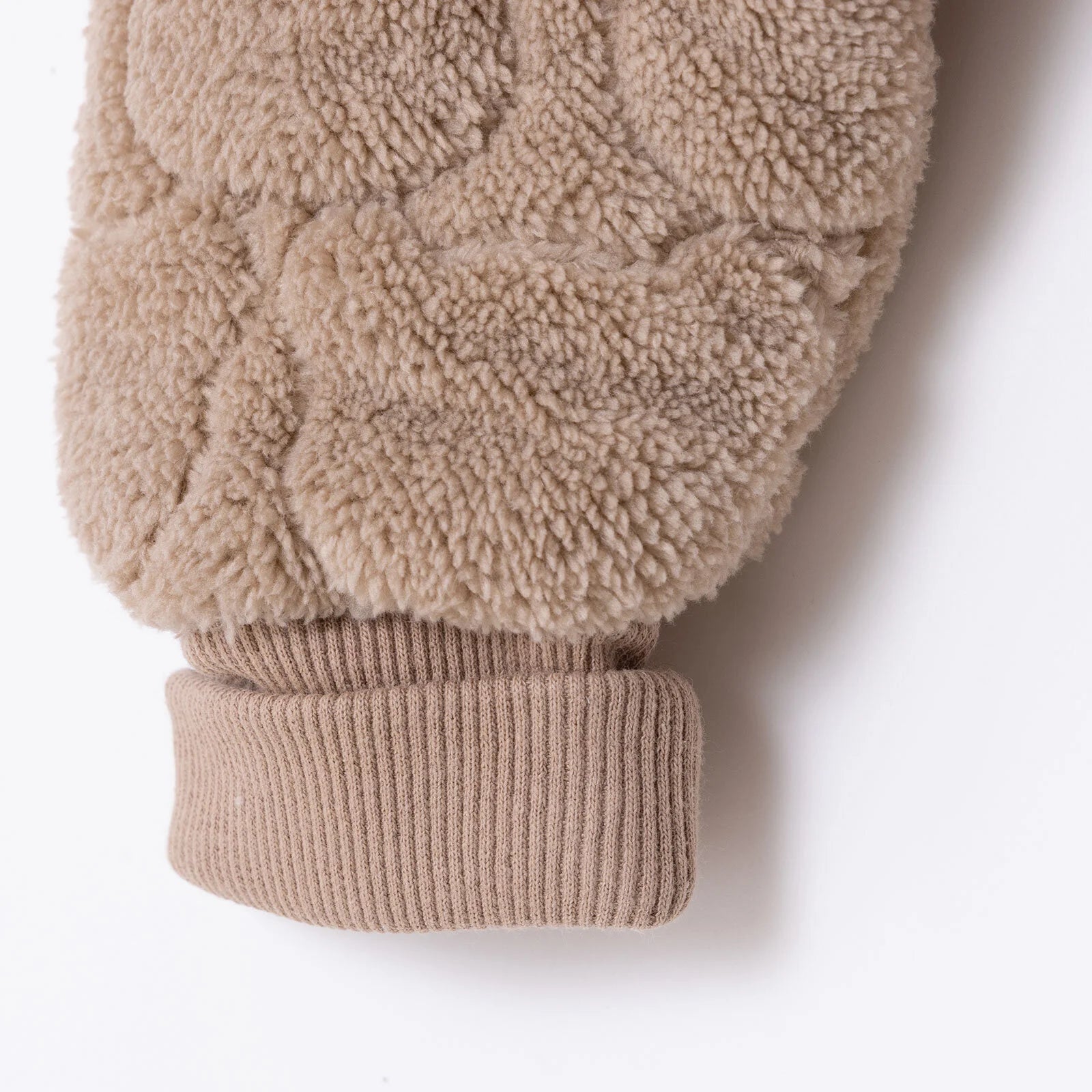 Midimod Newborn Welsoft Footless Jumpsuit - Beige - ebebek - Black Friday