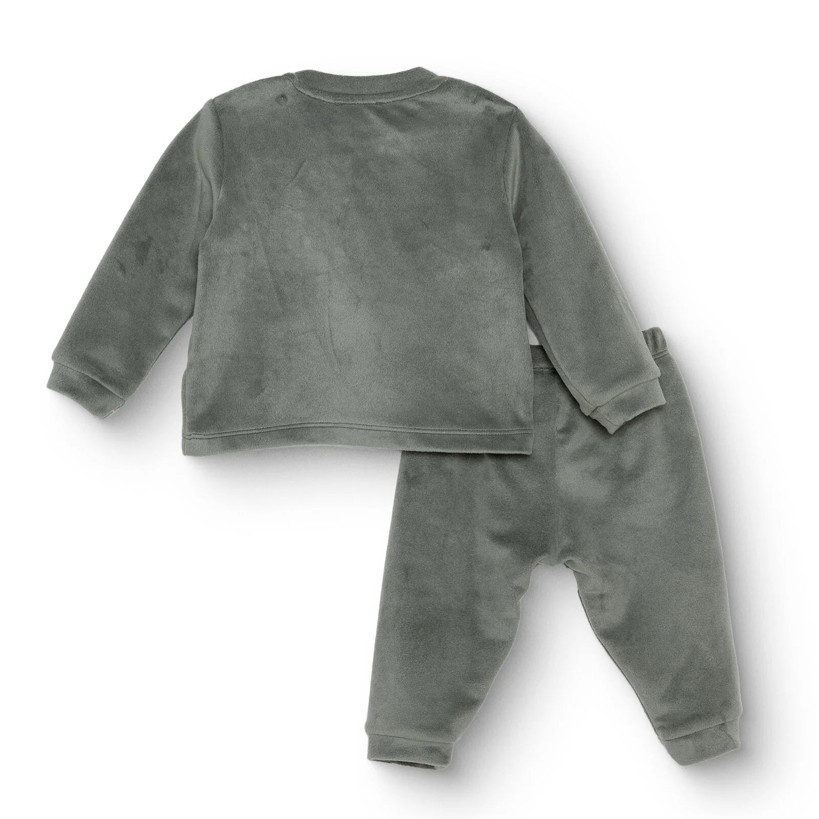 HelloBaby Velvet Pyjamas Set - Green - ebebek - Black Friday