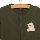 HelloBaby Newborn Boy Footed Jumpsuit - Dark Green - ebebek - Black Friday