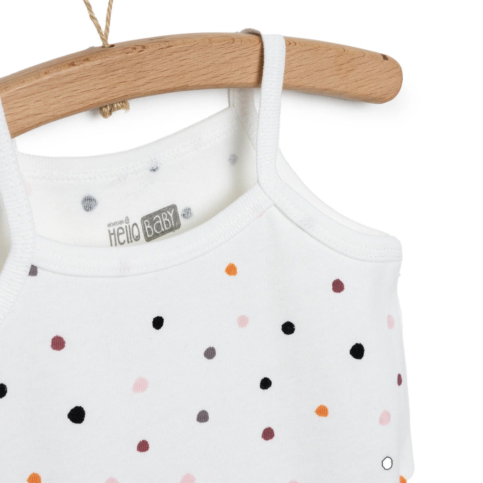 HelloBaby Rope Strap Bodysuit - Ecru - ebebek - Black Friday