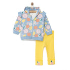 Bebetto Newborn Baby Girl Aloha Hooded Cardigan - Sweatshirt - Bottom - Light Blue - ebebek - Black Friday