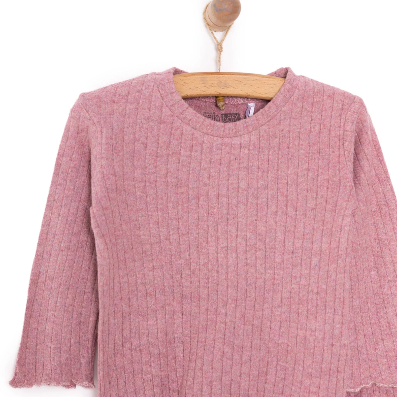 HelloBaby Baby Girl Long Sleeve Pyjamas Set - Light Pink - ebebek - Black Friday