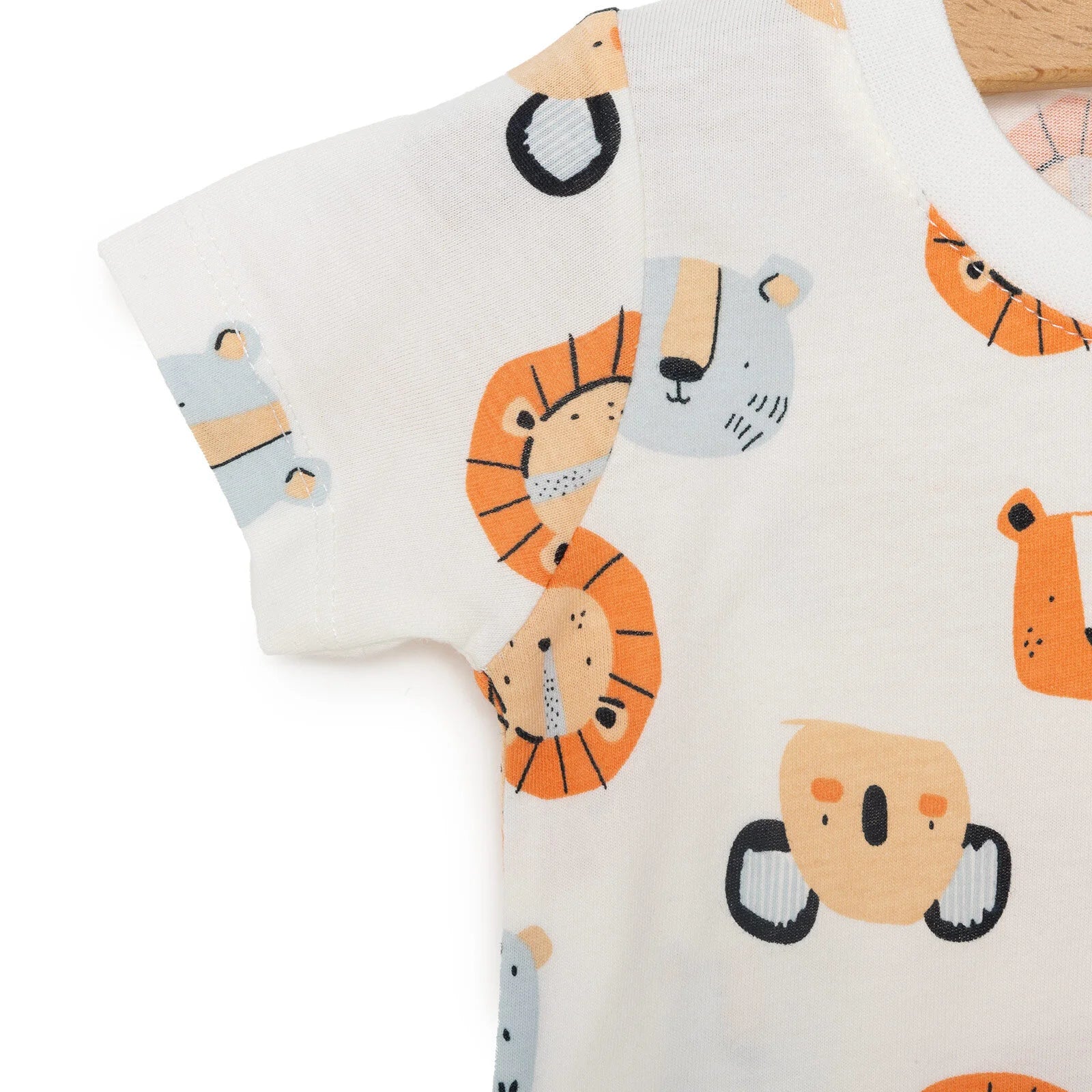 HelloBaby Boy Tshirt - Short - Ecru - ebebek - Black Friday