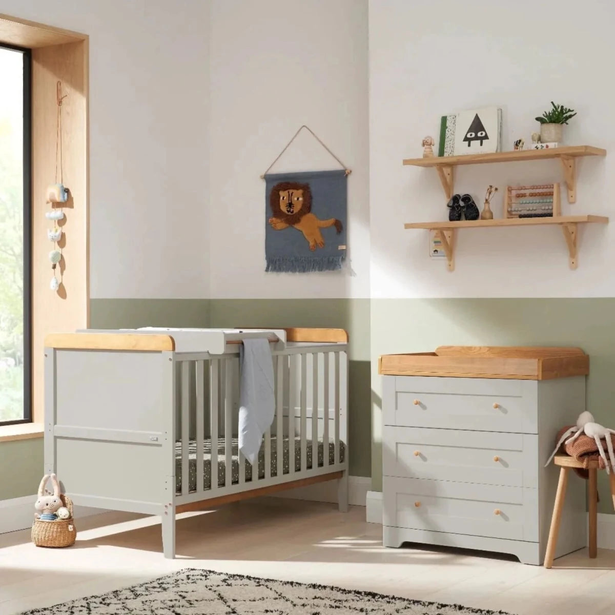 Tutti Bambini Rio 2 pcs Room Set - Dove Grey/Oak Dove Grey/Oak - ebebek - Christmas