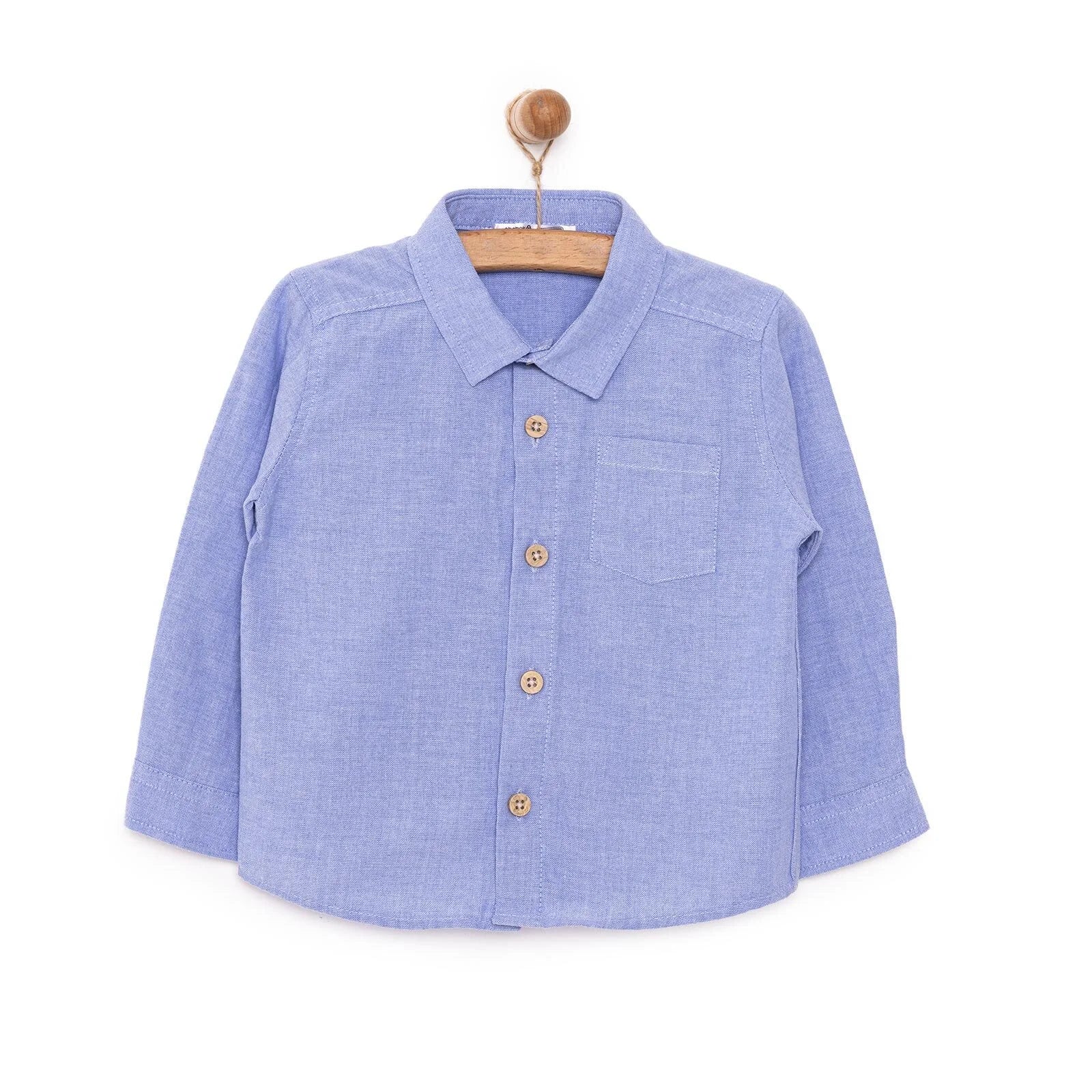 HelloBaby Baby Boy Shirt - Blue - ebebek - Black Friday