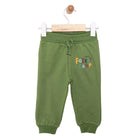 HelloBaby Basic Camp Written Low Raised Joggers - Green - ebebek - Black Friday