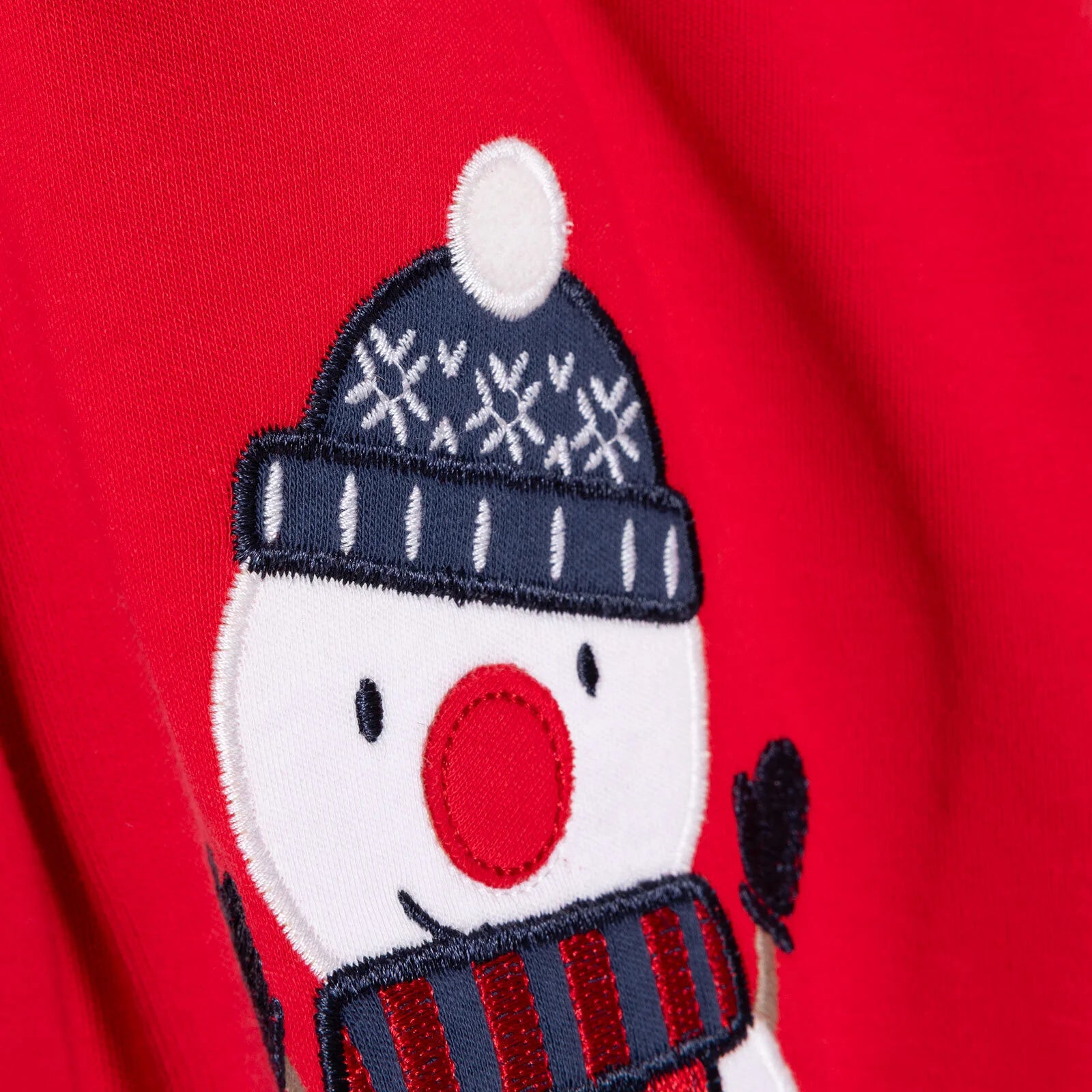 HelloBaby My First Christmas Newborn Boy Sweatshirt - Footed Bottom - Red - ebebek - Black Friday