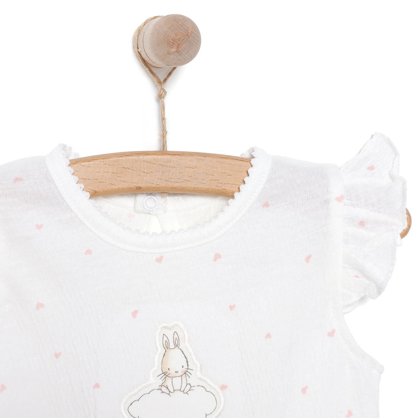 Bebetto Newborn Mini Heart Tshirt - Short - Pink - ebebek - Black Friday