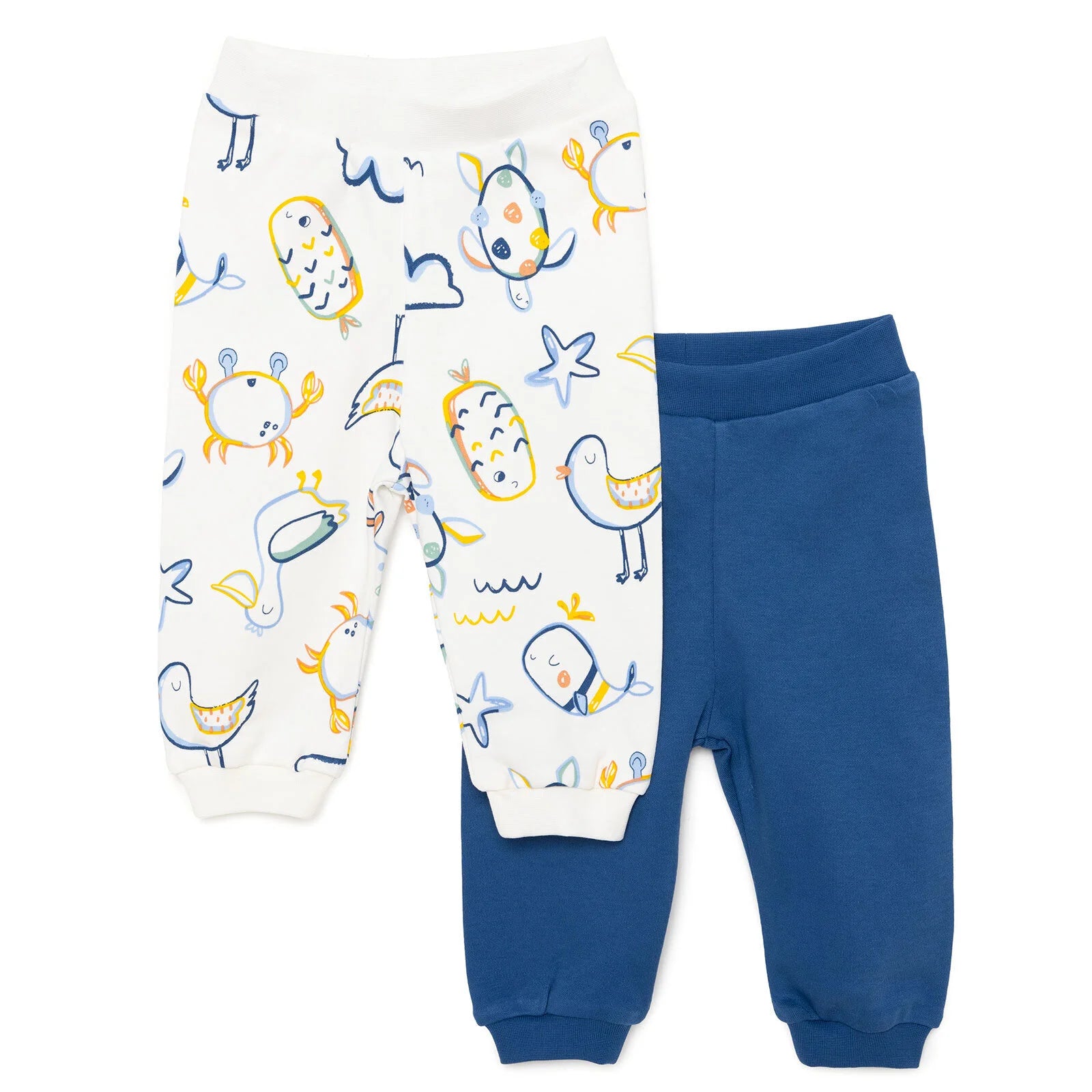 HelloBaby Basic Boy Joggers 2 pcs - Navy Blue - ebebek - Black Friday