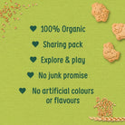 Organix Farm Animal Biscuits 12+ months 100g - ebebek - Black Friday