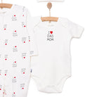 HelloBaby Newborn Baby Mom&Dad Jumpsuit - Ecru - ebebek - Black Friday