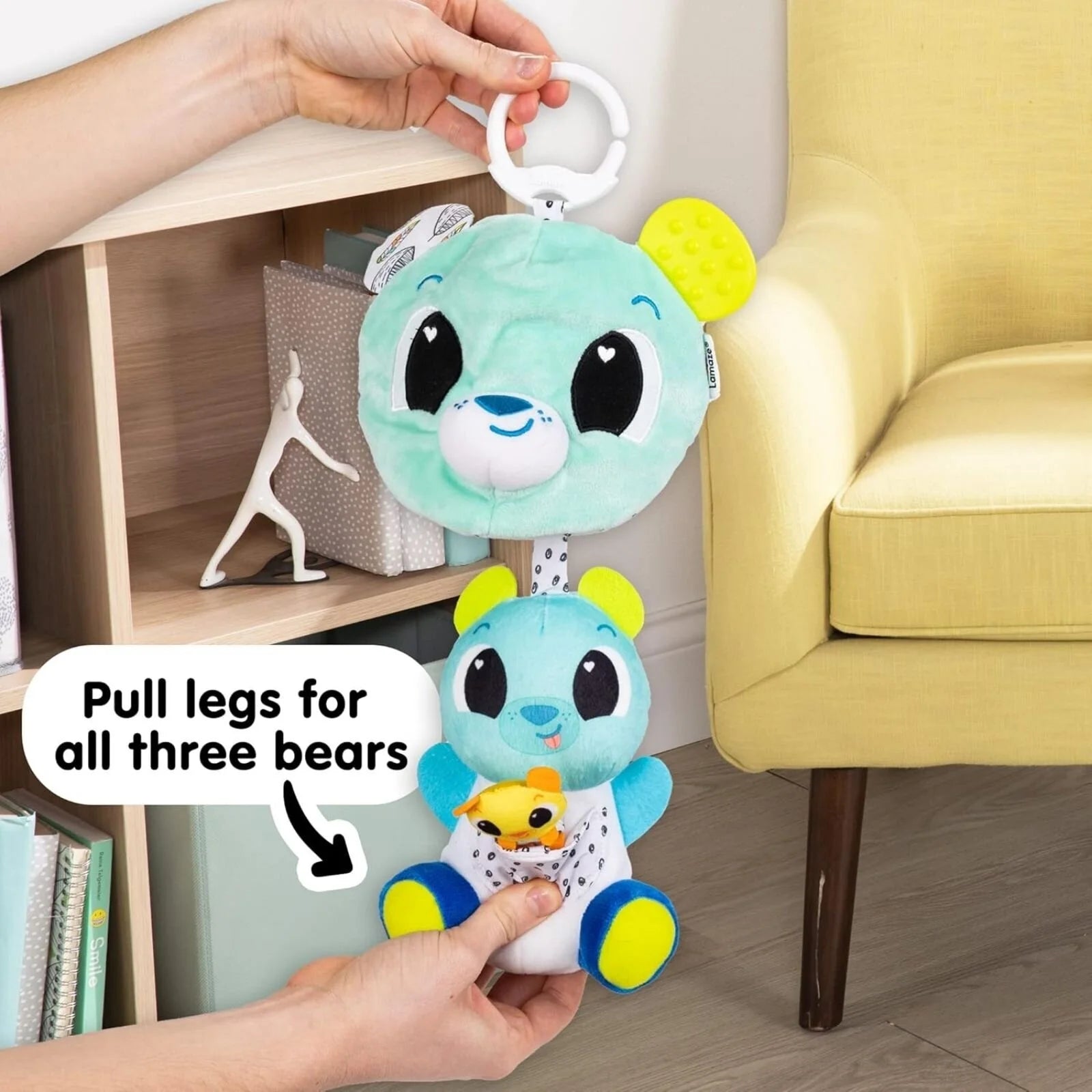 Lamaze 3 - in - 1 Surprise Clip & Go Bear Toy - ebebek - Black Friday