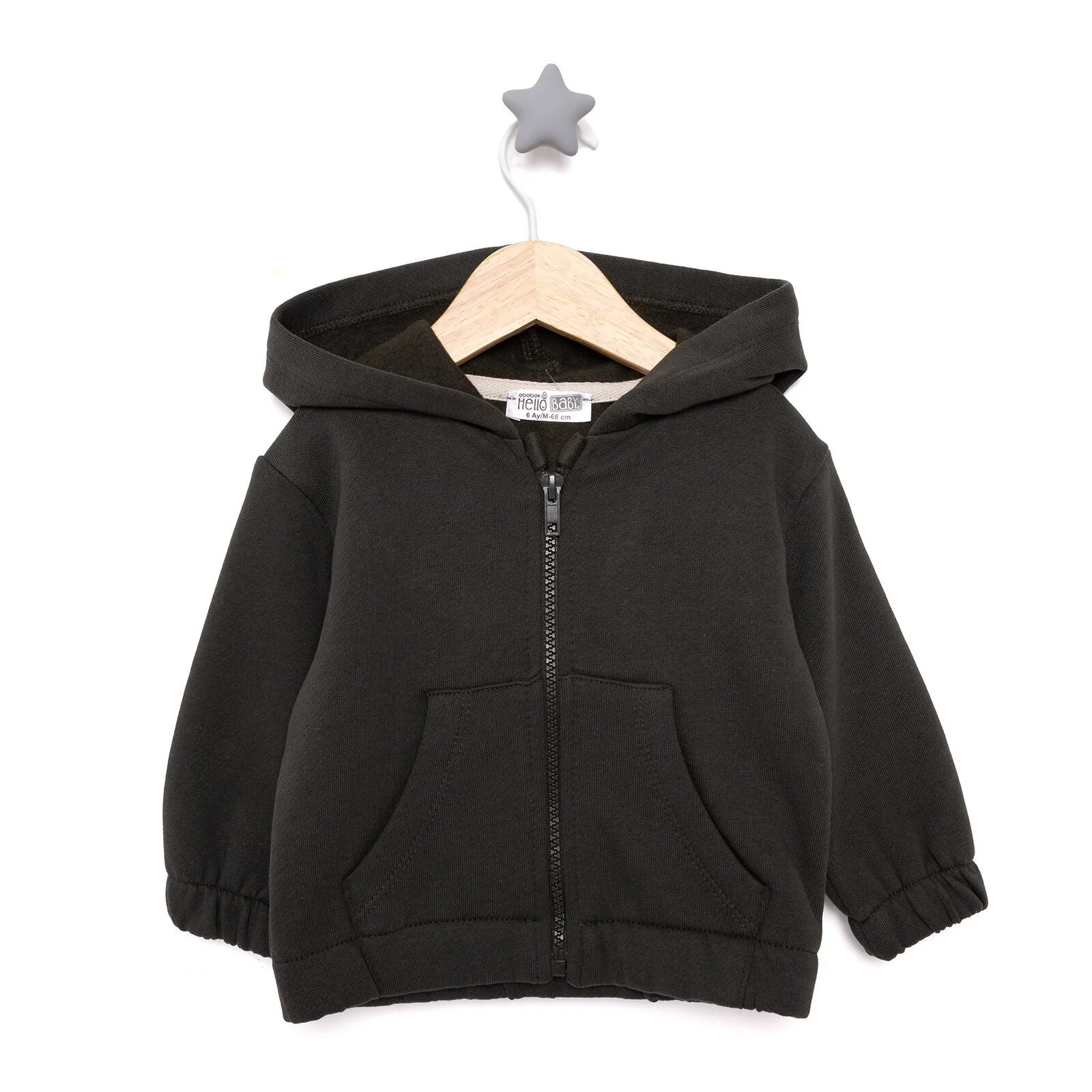 HelloBaby Basic Baby Boy Cardigan - Anthracite - ebebek - Black Friday