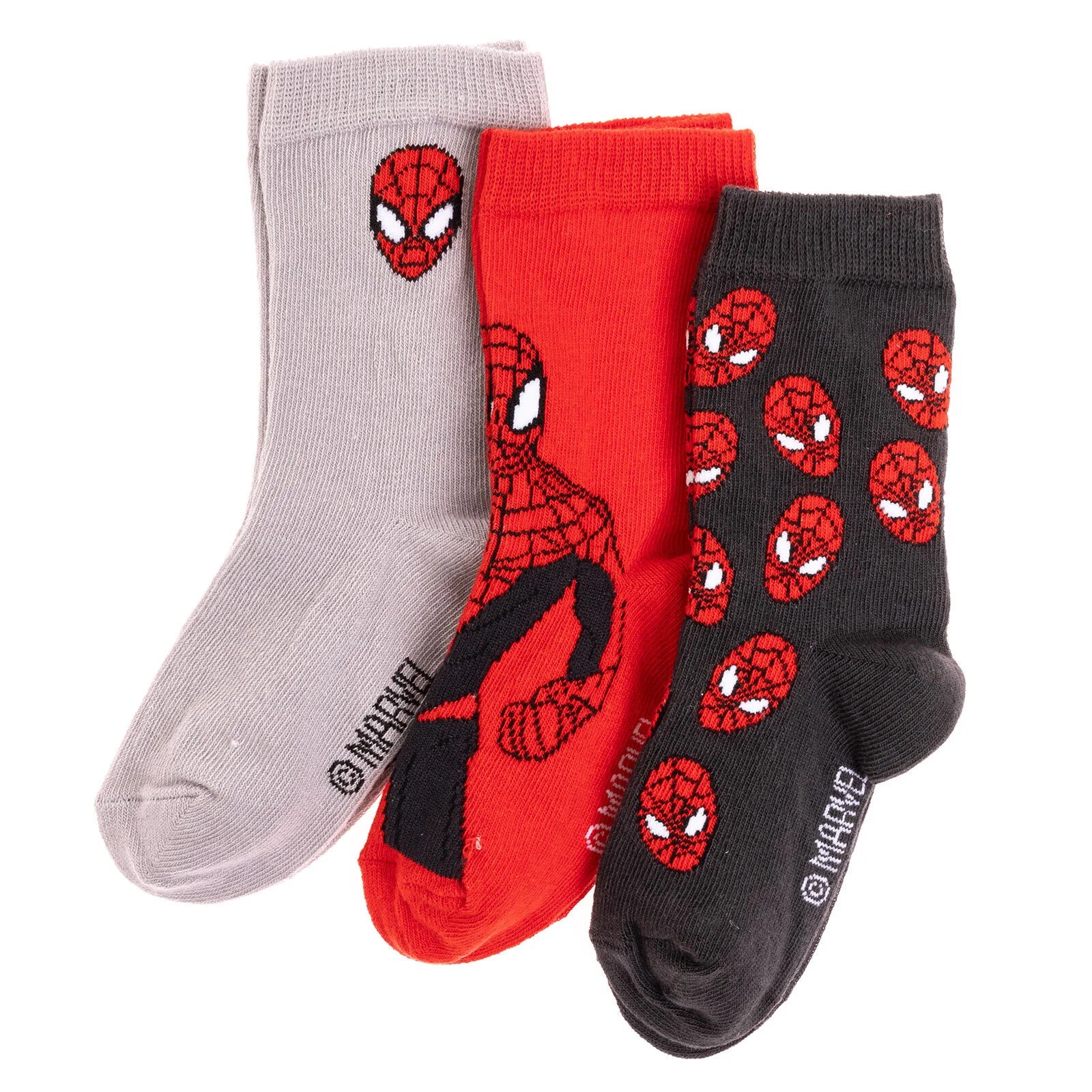 Marvel Superman Baby Boy 3 Pcs Socks - Red - ebebek - Black Friday