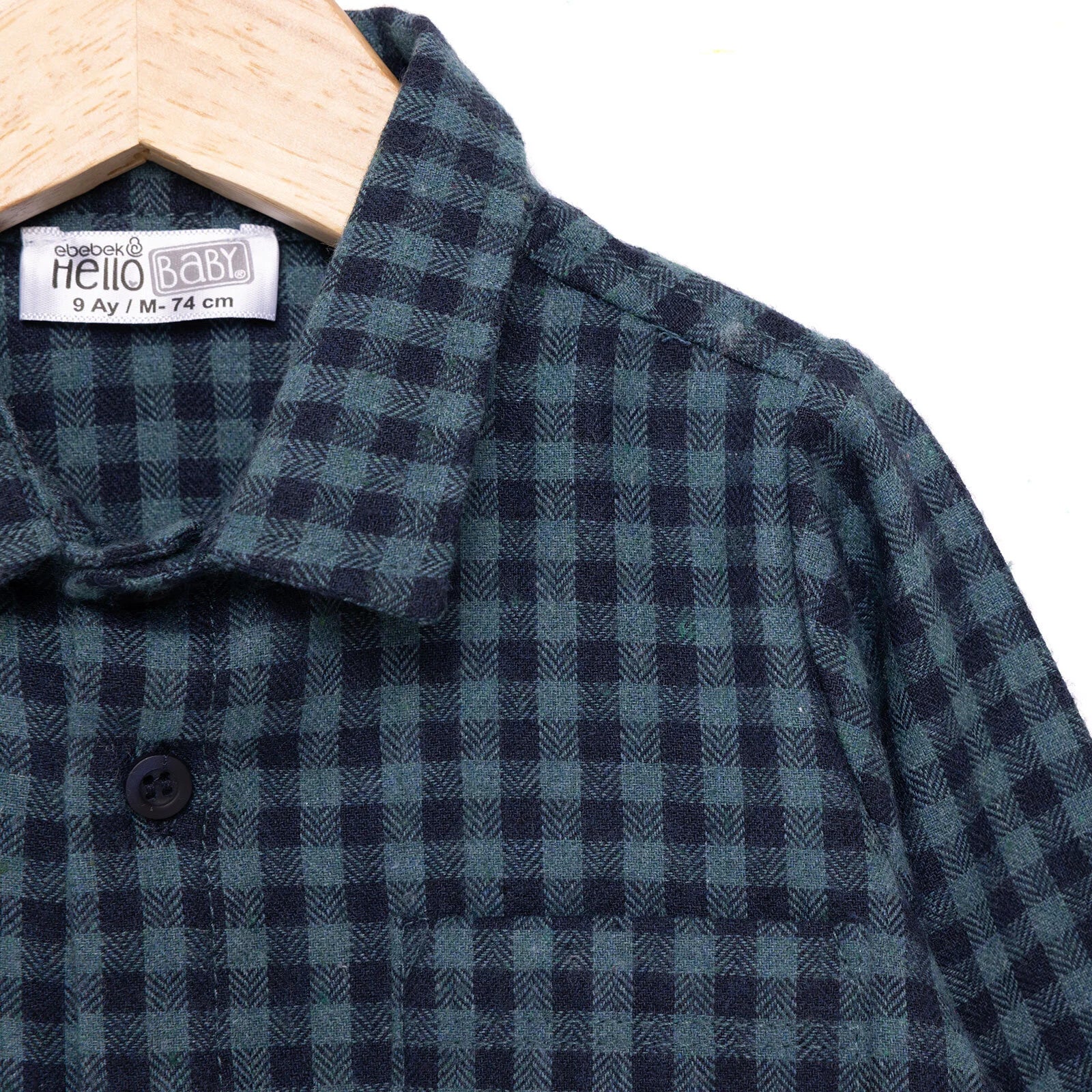 HelloBaby Nordic Forest Boy Shirt - Blue - ebebek - Black Friday