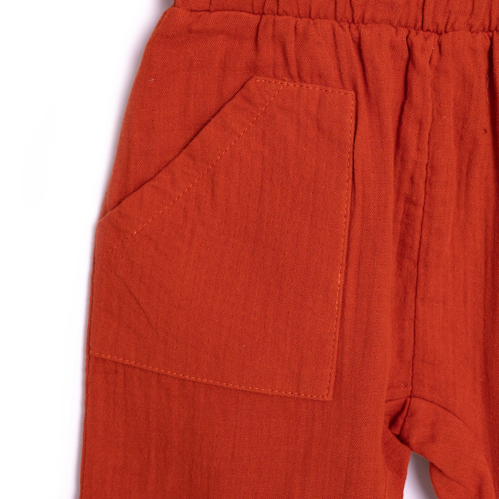 HelloBaby Basic Baby Boy Muslin Leggings - Brown - ebebek - Black Friday