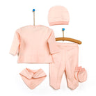 Bebbek Organic 5 Pcs Newborn Gift Starter Set - Light Pink - ebebek - Black Friday