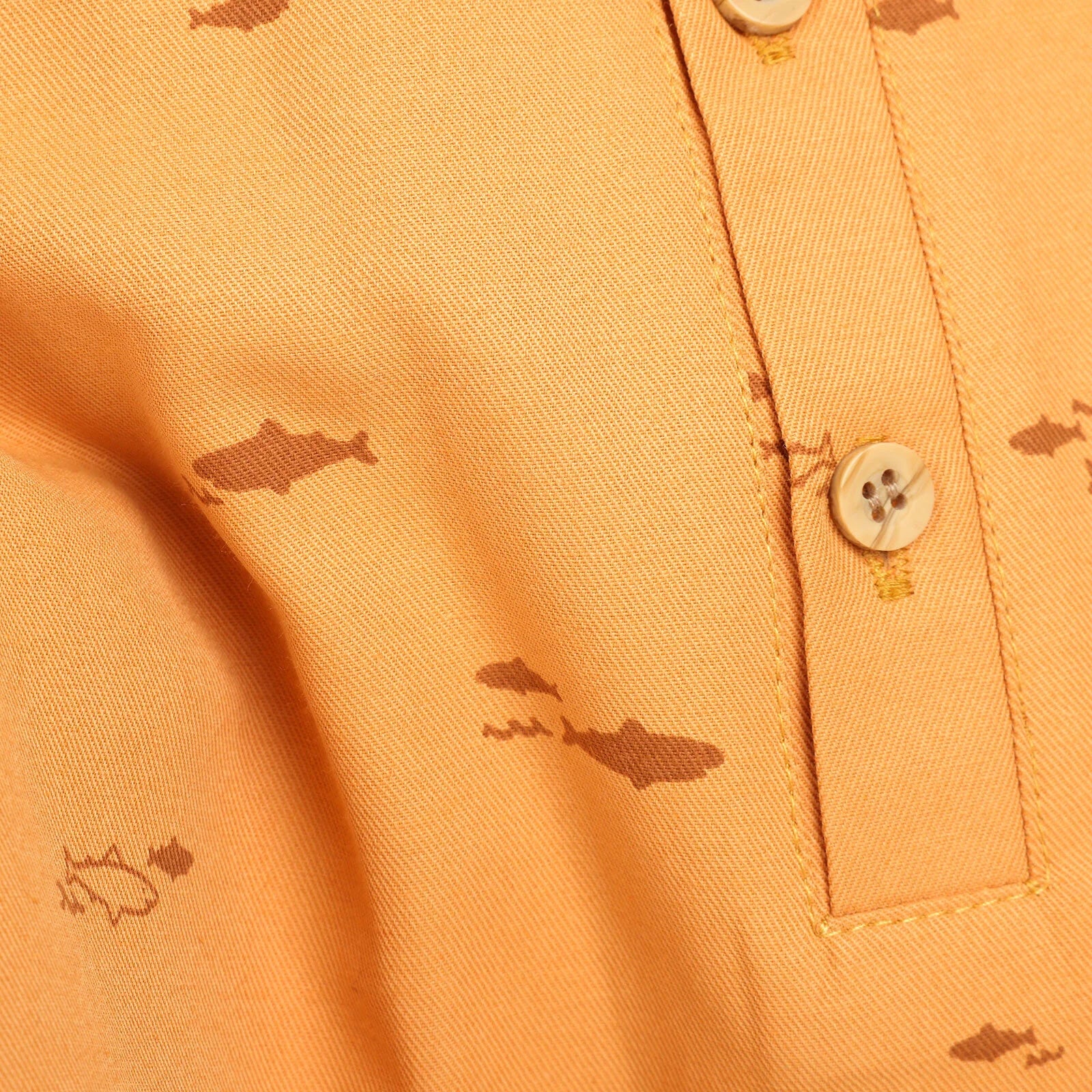 Bebbek Baby Shark Short Sleeve Jumpsuit - Orange - ebebek - Black Friday