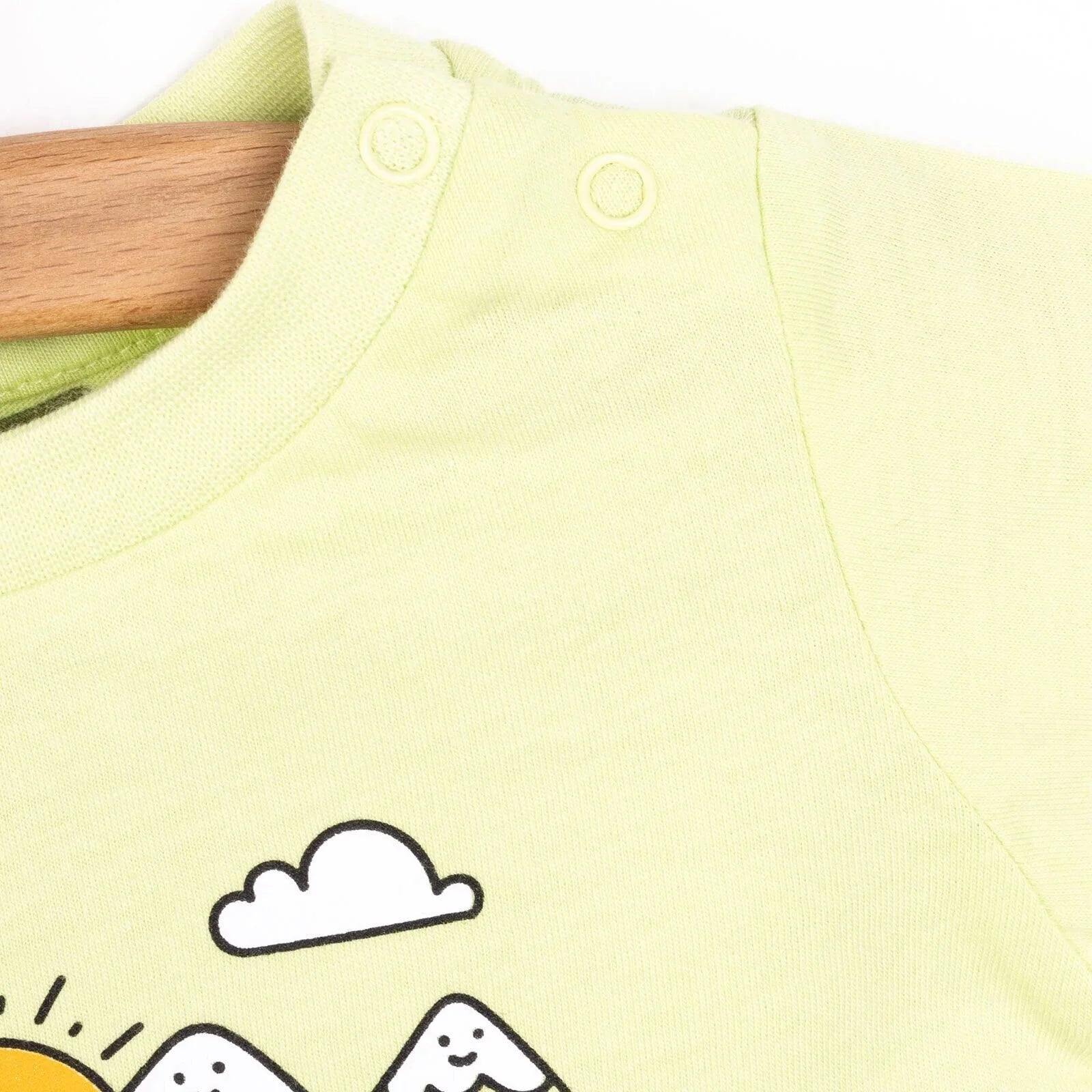 HelloBaby Basic Camp Printed Tshirt - Pistachio Green - ebebek - Black Friday