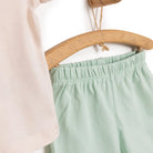 HelloBaby Baby Girl Bunny Nany Short Sleeve Pyjamas Set - Ecru - ebebek - Black Friday