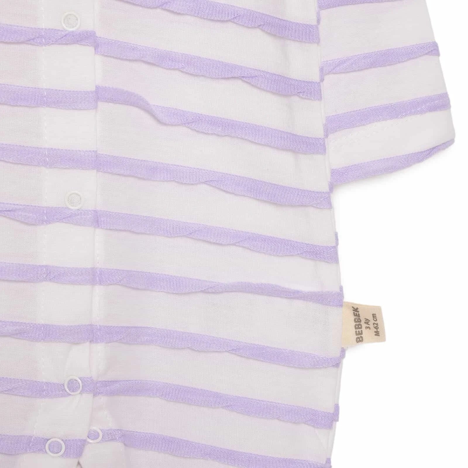 Bebbek Unisex Footed Jumpsuit - Purple - ebebek - Black Friday