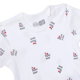 HelloBabyys Short - Sleevedysuit Envelope Neck Short Sleeve - Ecru Ecru - ebebek