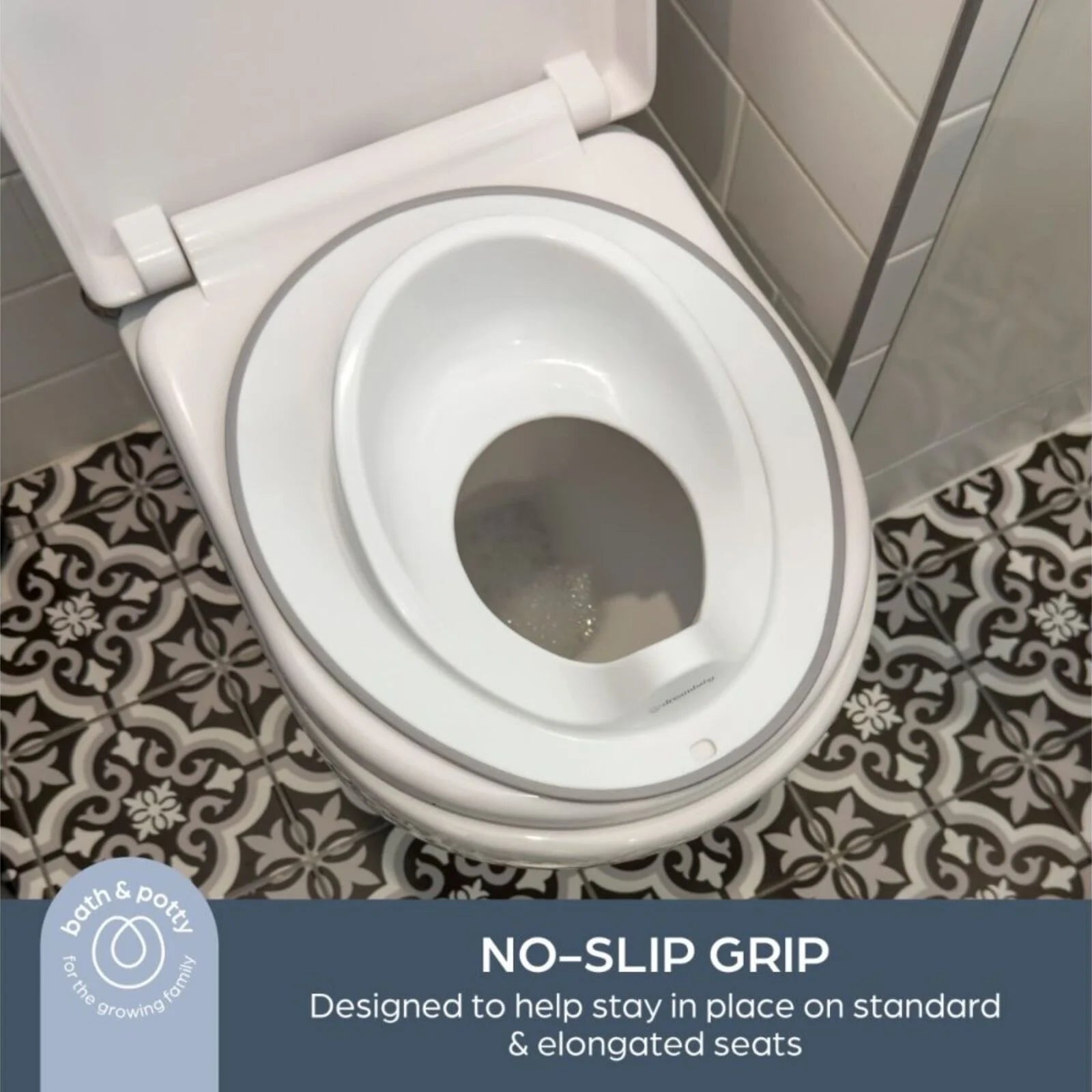 Dreambaby Toilet Topper with Grey Trim - White - ebebek - Black Friday