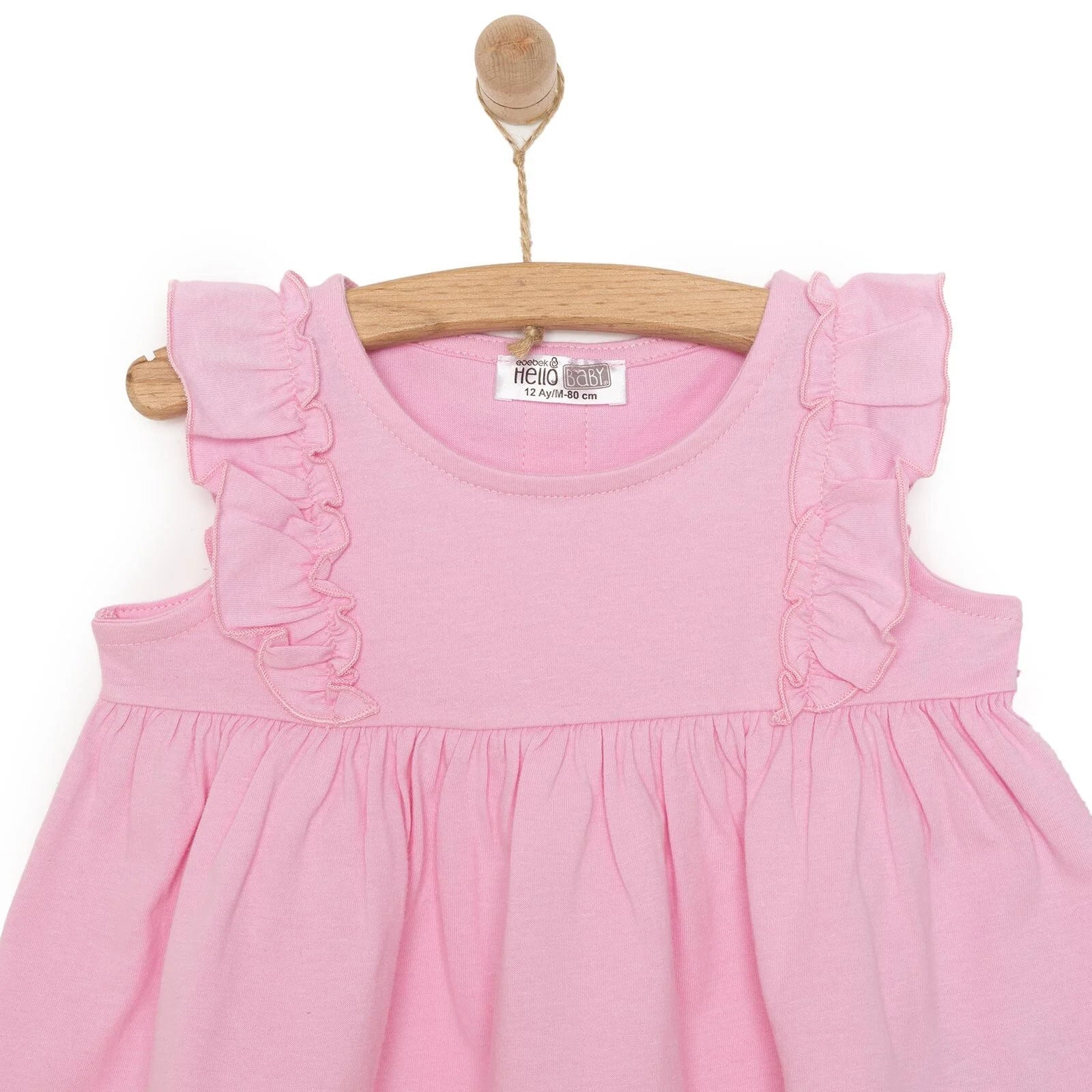 HelloBaby Baby Girl Tight & T-shirt - Mauve - ebebek - Black Friday