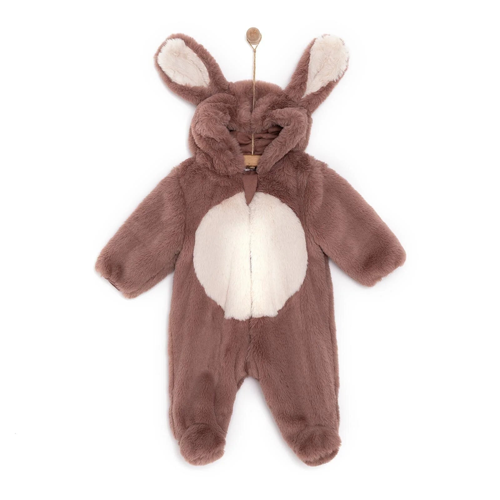 Midimod Newborn Baby Boy Plush Jumpsuit - Light Rose - ebebek - Black Friday