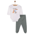 HelloBaby Boy Body - Footed Bottom - Ecru - ebebek - Black Friday