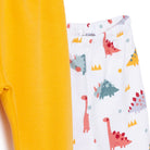 HelloBaby Newborn Baby Boy Embroidered Footed Bottom - Dark Yellow - ebebek - Black Friday