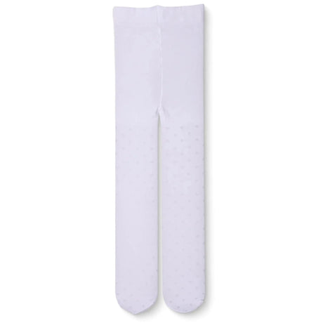HelloBaby Girls Mesh Tights Polka Dot Print - White Printed White Printed - ebebek