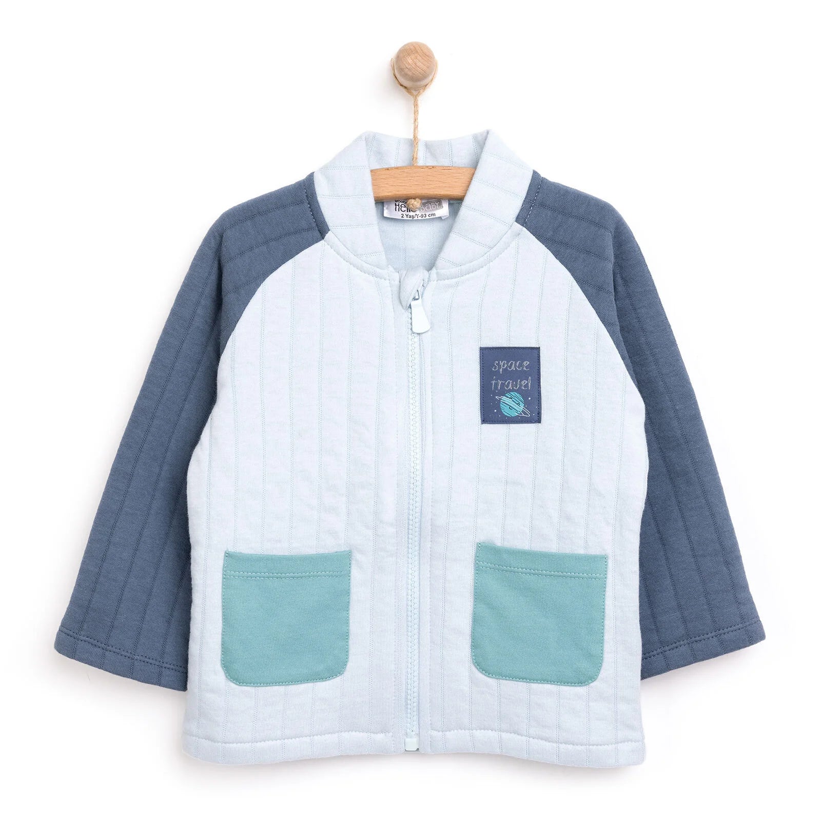 HelloBaby SPACE Boy Coat - Light Blue - ebebek - Black Friday