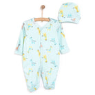 HelloBaby Newborn Girl Jumpsuit - Hat - Green - ebebek - Black Friday