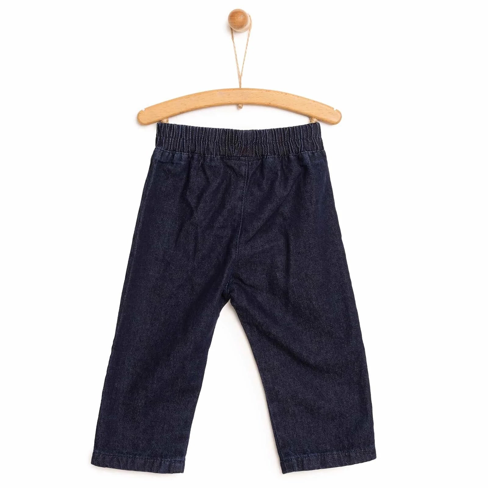 HelloBaby Basic Pleat Denim Pants - Navy Blue - ebebek - Black Friday