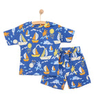 HelloBaby Little Sailor Boy Tshirt - Short - Indigo - ebebek - Black Friday