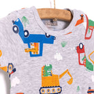 HelloBaby Baby Boy Short Sleeve Body - Grey Melange - ebebek - Black Friday