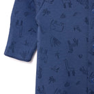 Bebetto Newborn Unisex Footed Jumpsuit - Indigo - ebebek - Black Friday