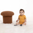 HelloBaby Baby Girl Short Sleeve Body - Mustard - ebebek - Black Friday