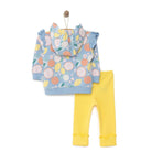 Bebetto Newborn Baby Girl Aloha Hooded Cardigan - Sweatshirt - Bottom - Light Blue - ebebek - Black Friday