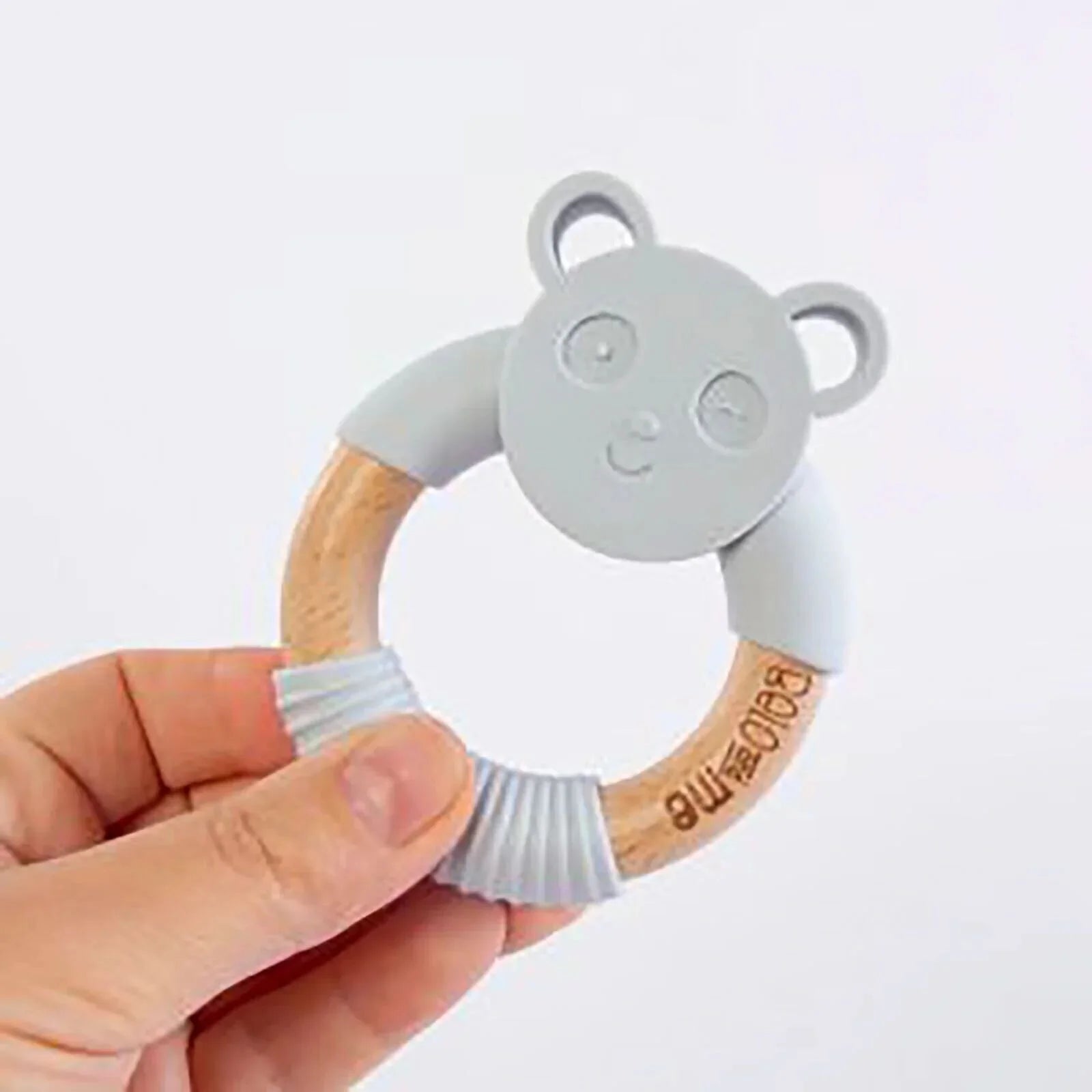 Belo&Me Penny Panda Animal Wood Teether 3+ months - Blue - ebebek - Black Friday