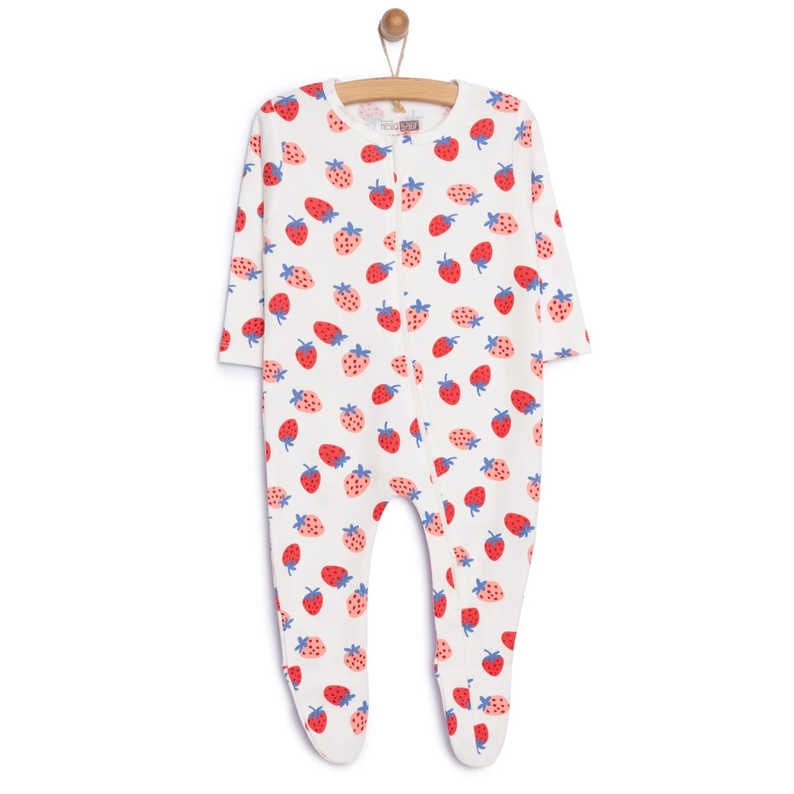 HelloBaby Newborn Footed Jumpsuit - Ecru - ebebek - Black Friday