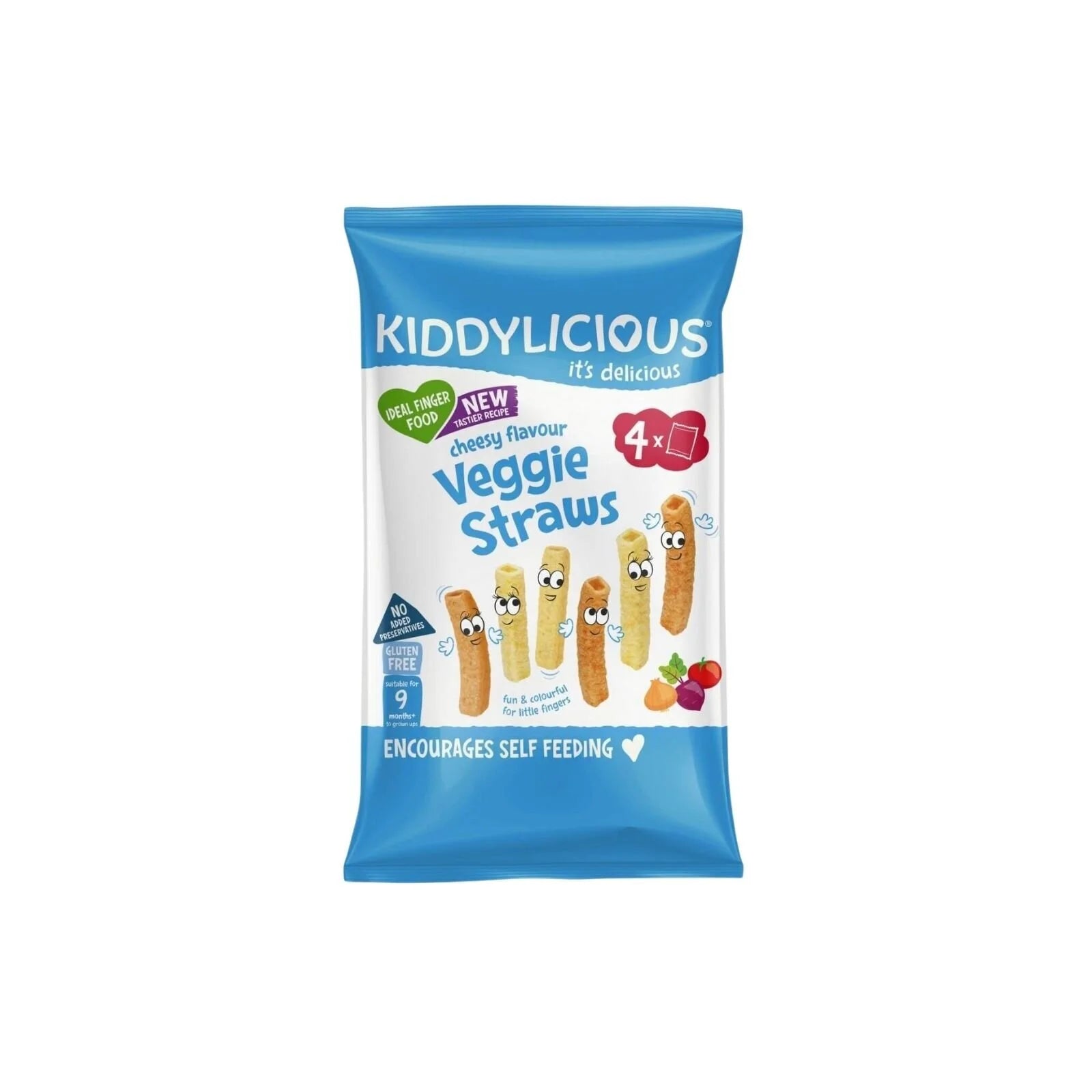 Kiddylicious Cheesy Straws Multi 9+ months 48g (4x12g) - ebebek - Black Friday