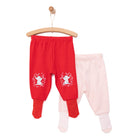 HelloBaby 2 - Pack Joggers with socks - Red - ebebek - Black Friday