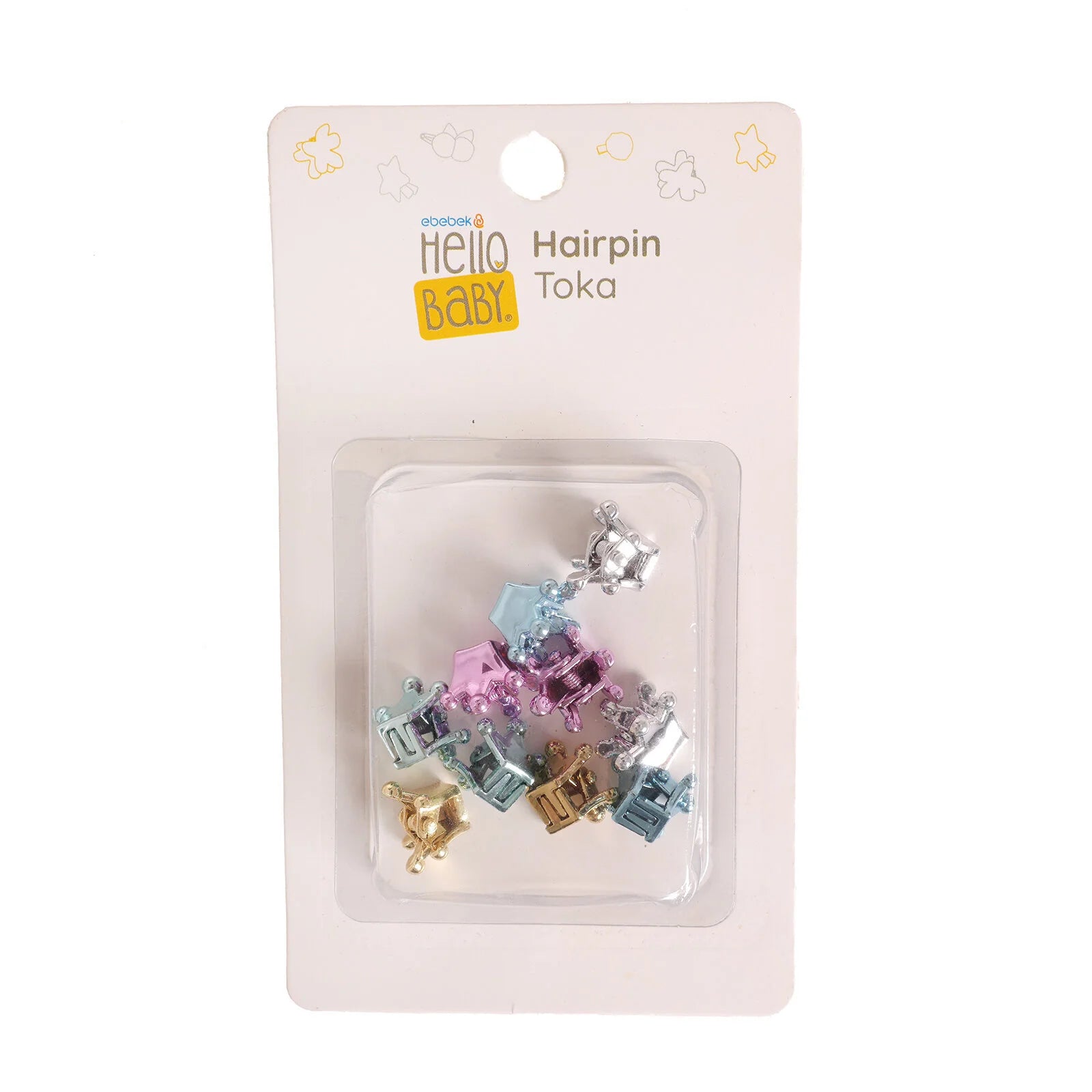 HelloBaby Baby Girl 10 Pcs Hair Clips - Pink - ebebek - Black Friday