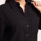 baby mom Muslin Maternity Dress - Black - ebebek - Black Friday