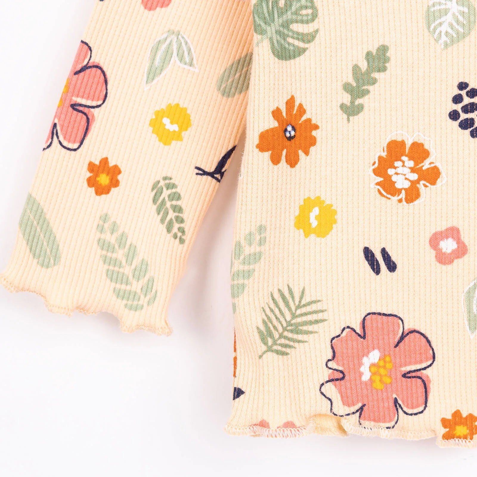 HelloBaby Girl Long Sleeve Pyjamas Set - Salmon - ebebek - Black Friday